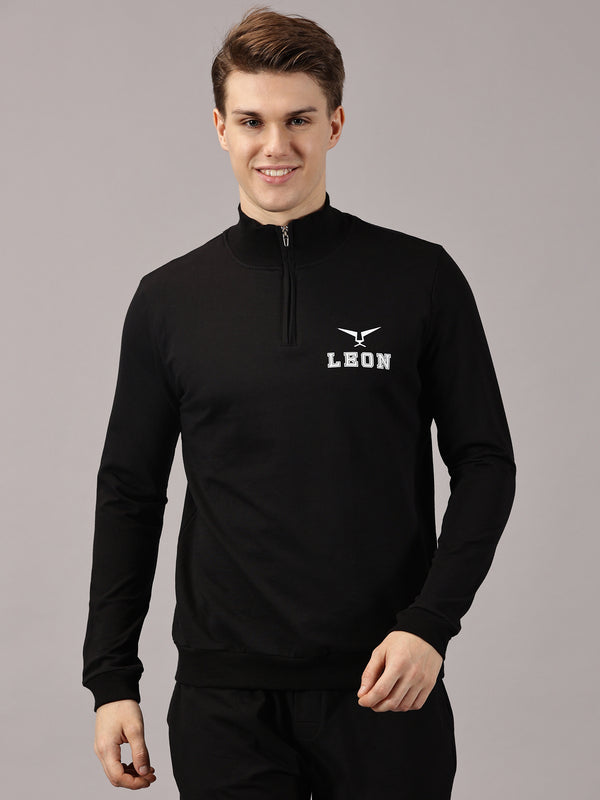 High Neck Half Zipper Sports Hoodie