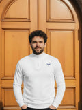 High Neck Half Zipper Sweatshirt LEON