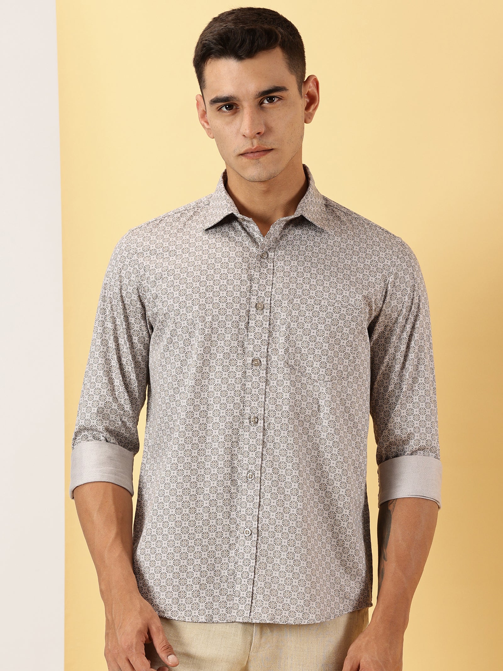 Floral Printed Full Sleeve Shirt