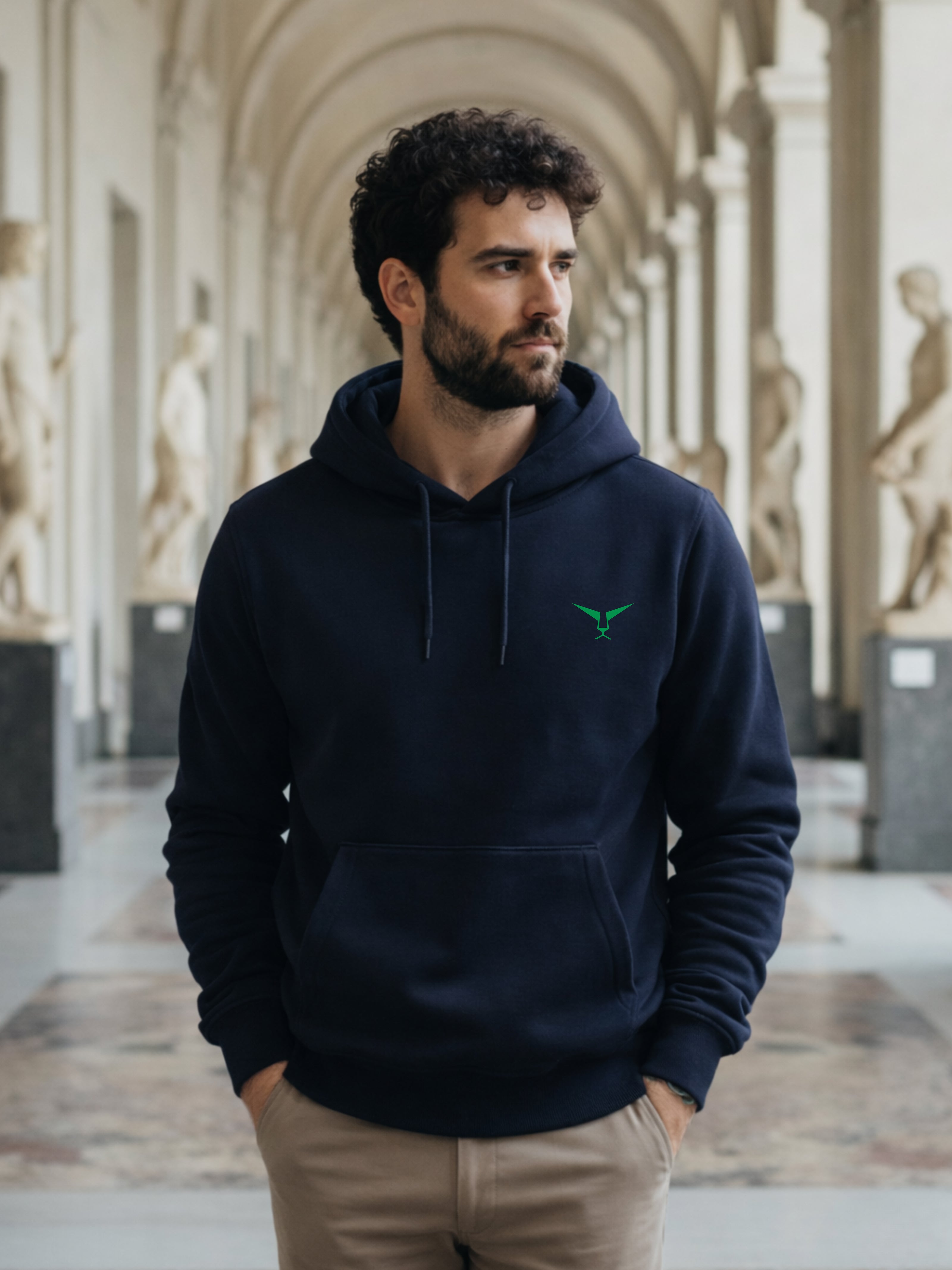 Solid Pullover  Hoodie