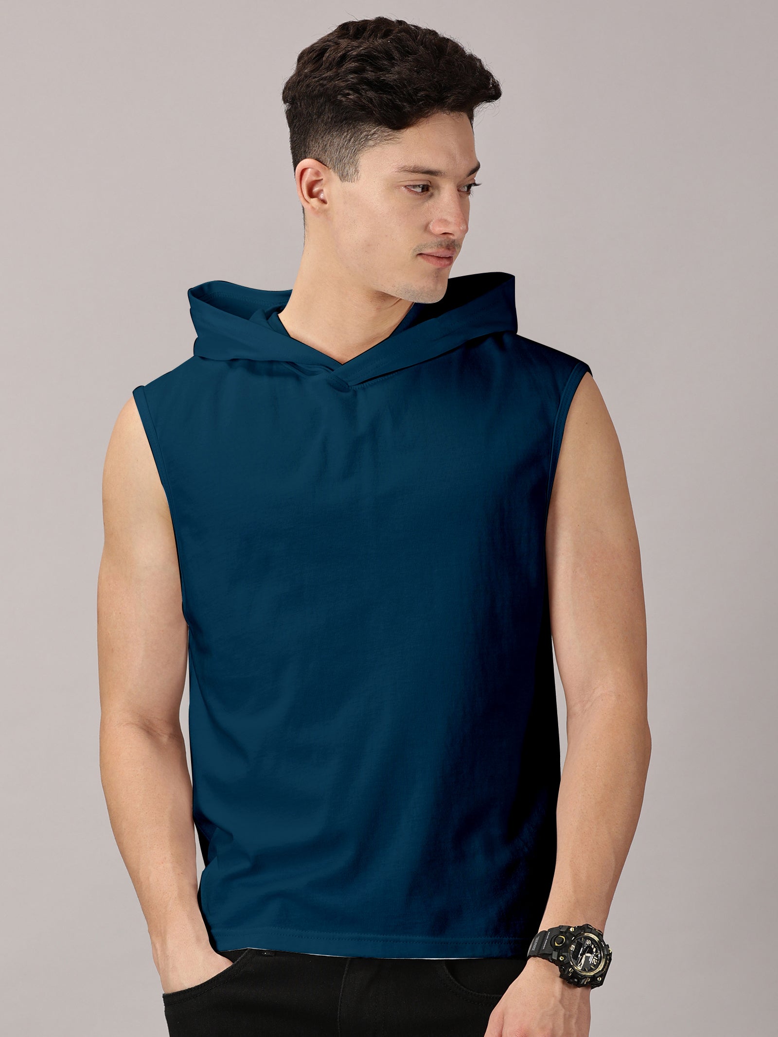 Strive Hooded Sleeveless Tshirt Vest