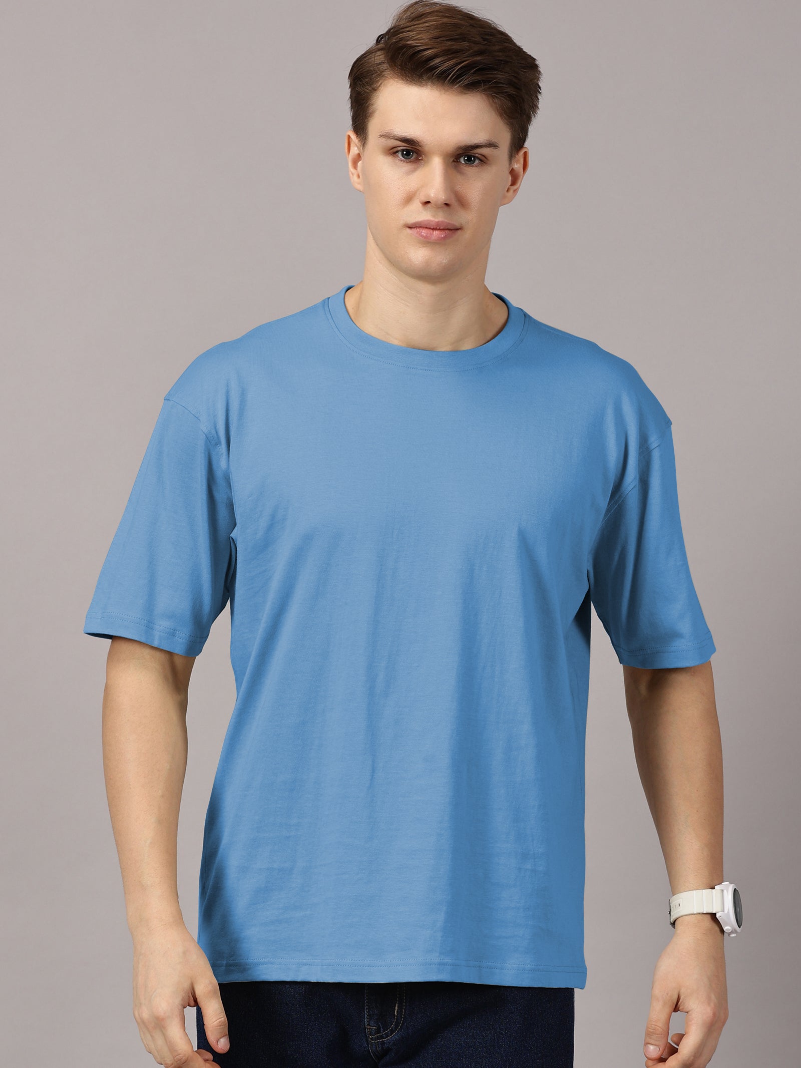 Fearless Printed Oversized Drop Shoulder T-Shirt