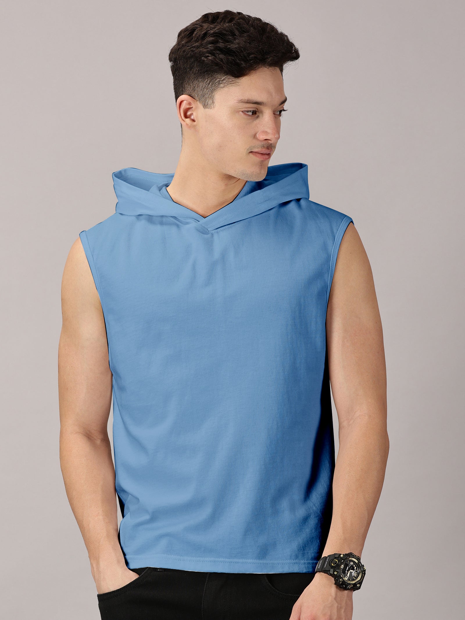 Strive Hooded Sleeveless Tshirt Vest