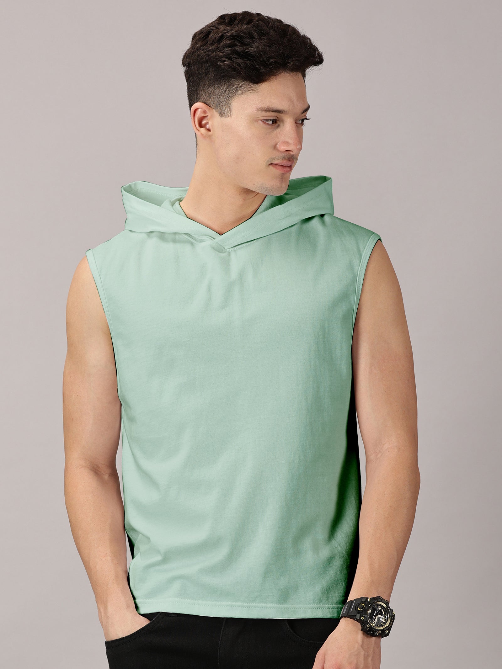 Strive Hooded Sleeveless Tshirt Vest