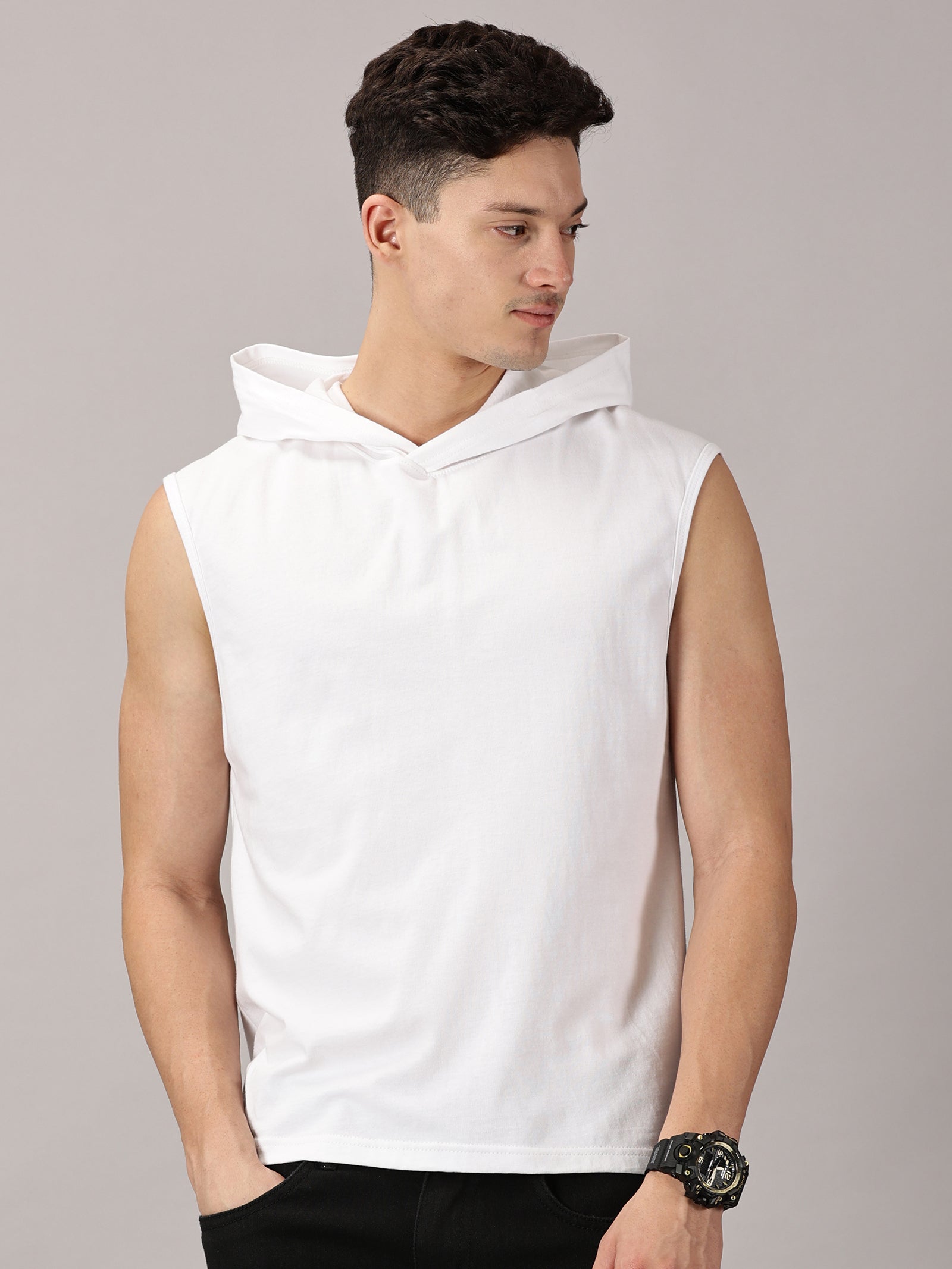 Strive Hooded Sleeveless Tshirt Vest
