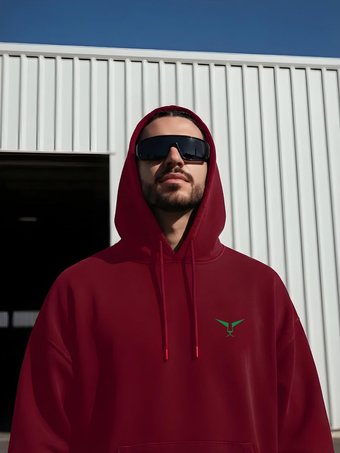 Solid Pullover  Hoodie