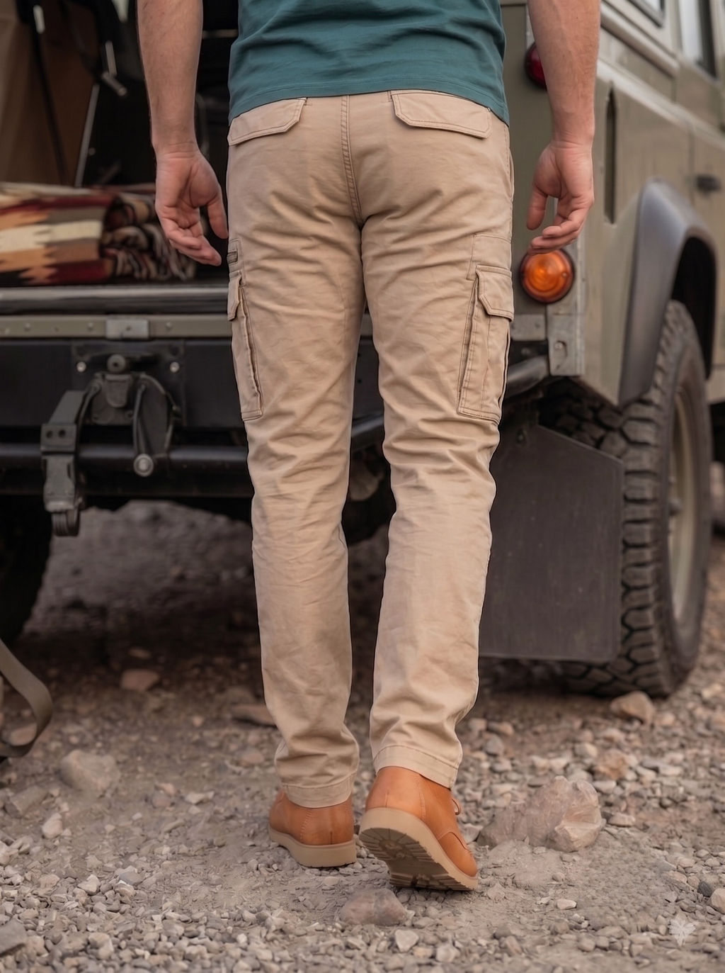 LEON Men's Stretch Twill Cargo Pants