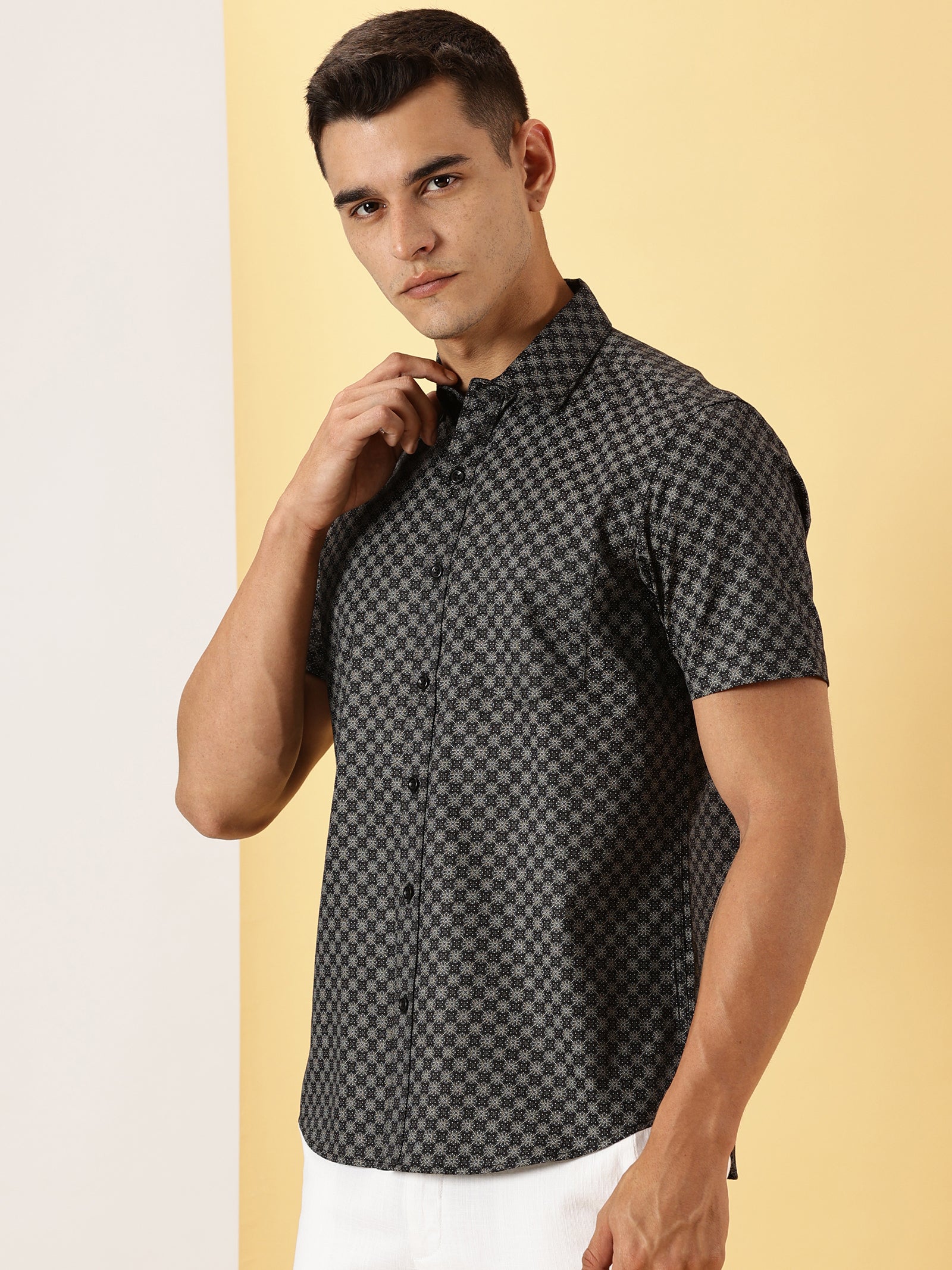 Floral Printed Half Sleeve Shirt