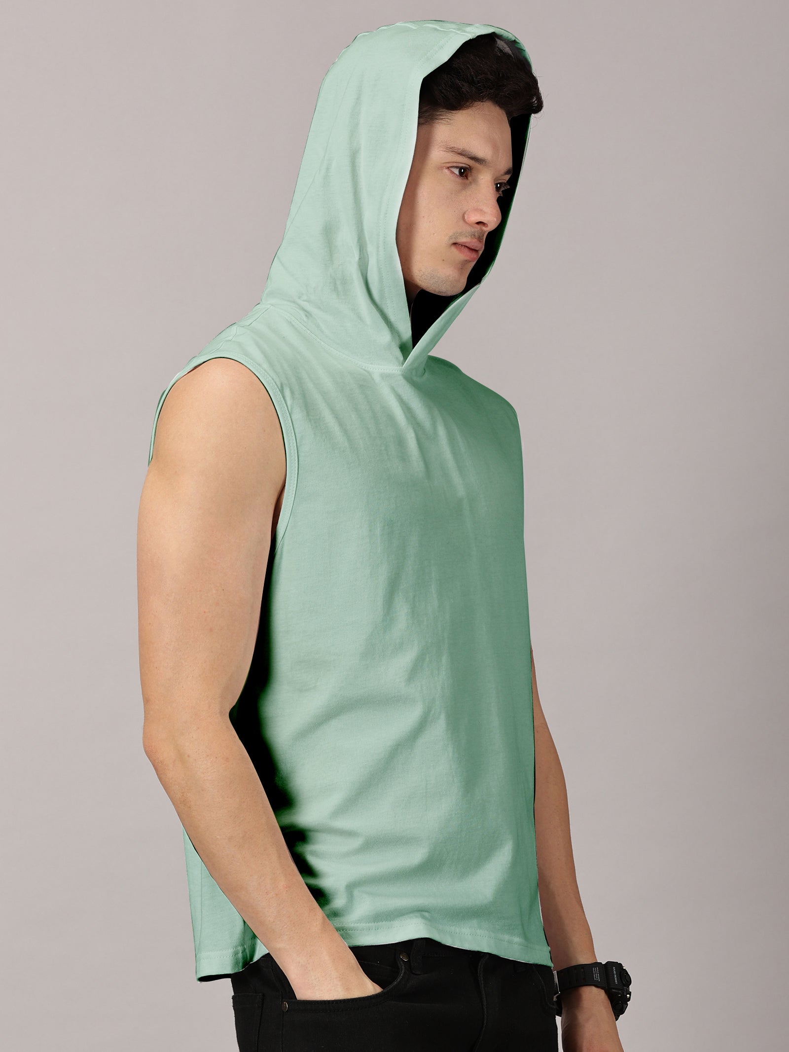 Strive Hooded Sleeveless Tshirt Vest