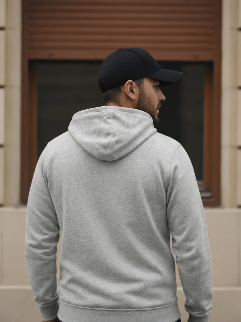 Solid Pullover  Hoodie