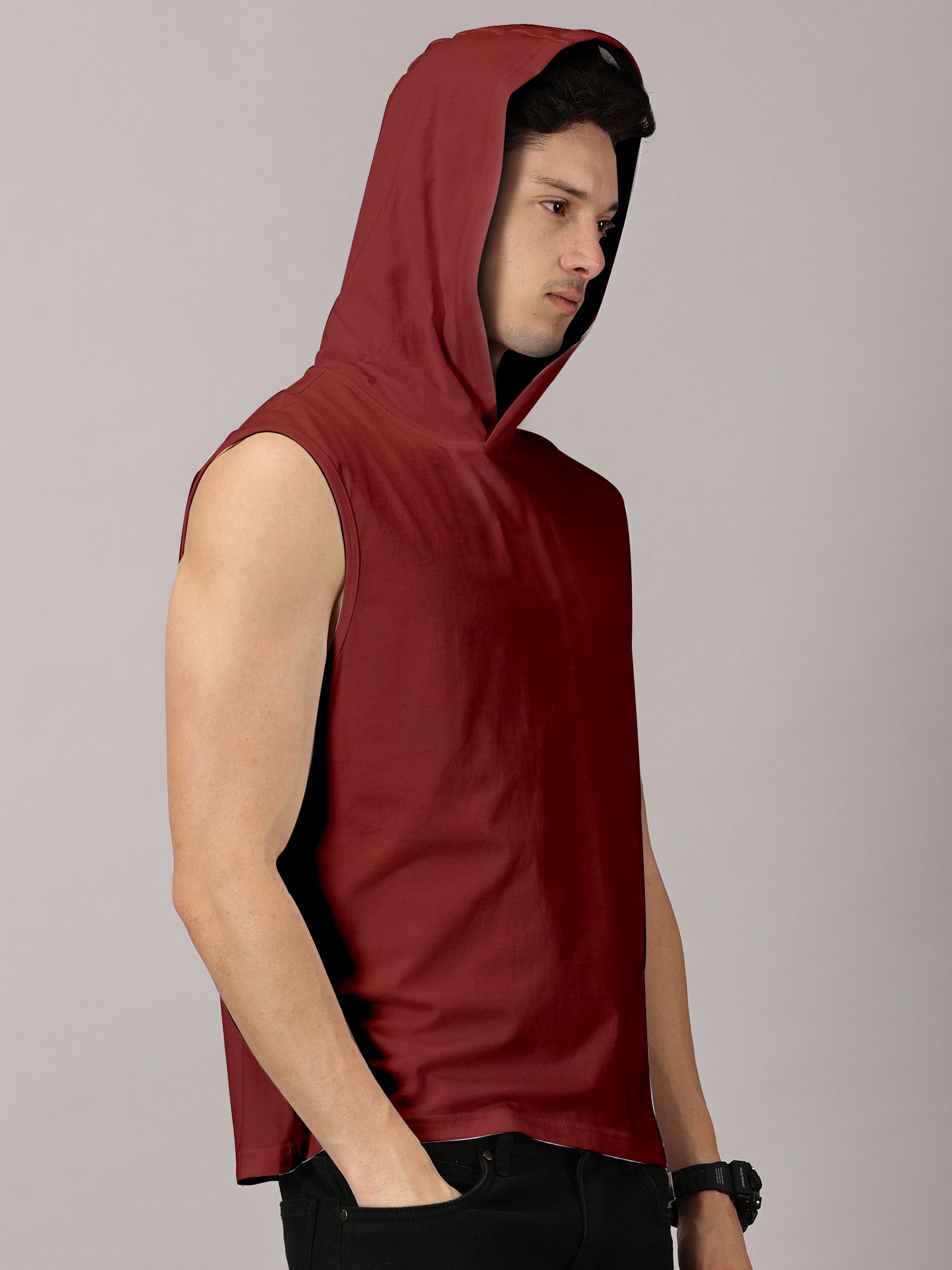 Strive Hooded Sleeveless Tshirt Vest