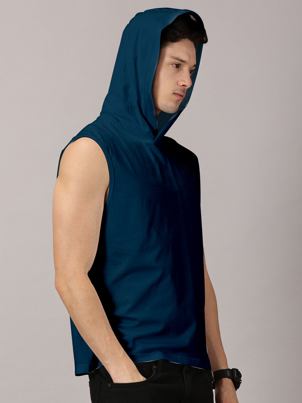 Strive Hooded Sleeveless Tshirt Vest