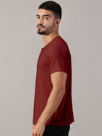 Henley Neck  Half Sleeve T-Shirt