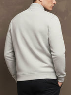 High Neck Half Zipper Sweatshirt