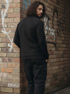 High Neck Half Zipper Sweatshirt