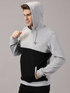 Color Block Cut & Sew Full Sleeve Pullover Hoodie