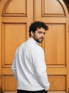 High Neck Half Zipper Sweatshirt