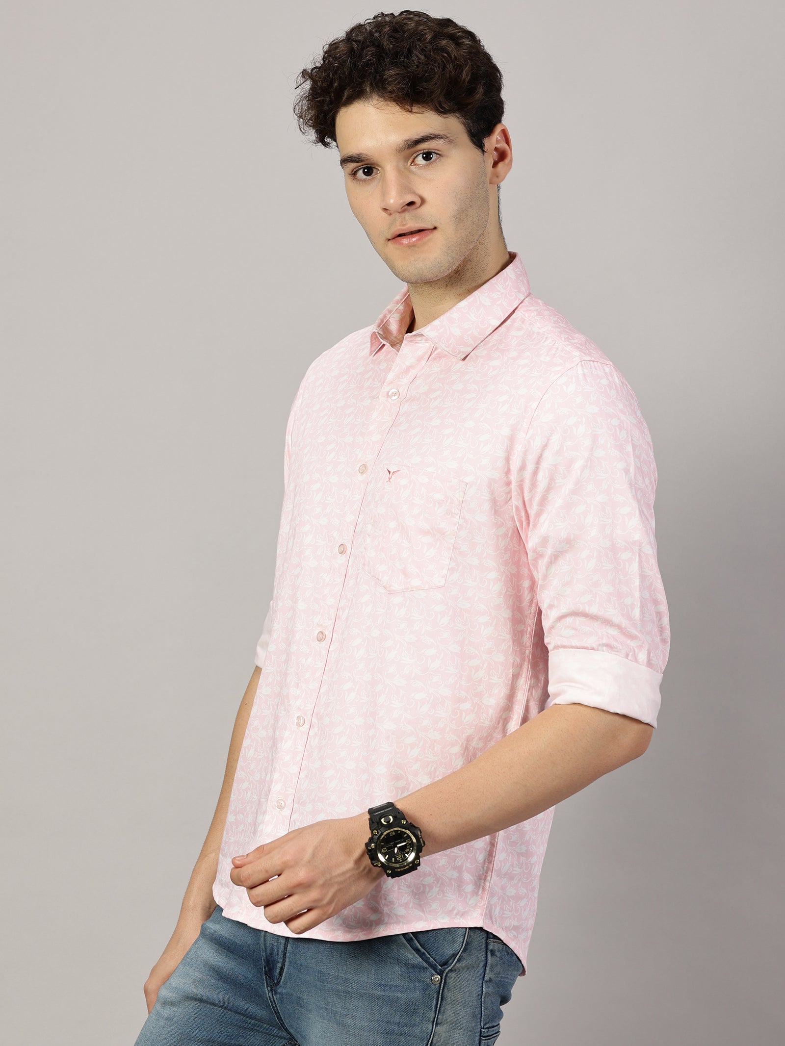 Floral Printed Full Sleeve Shirt