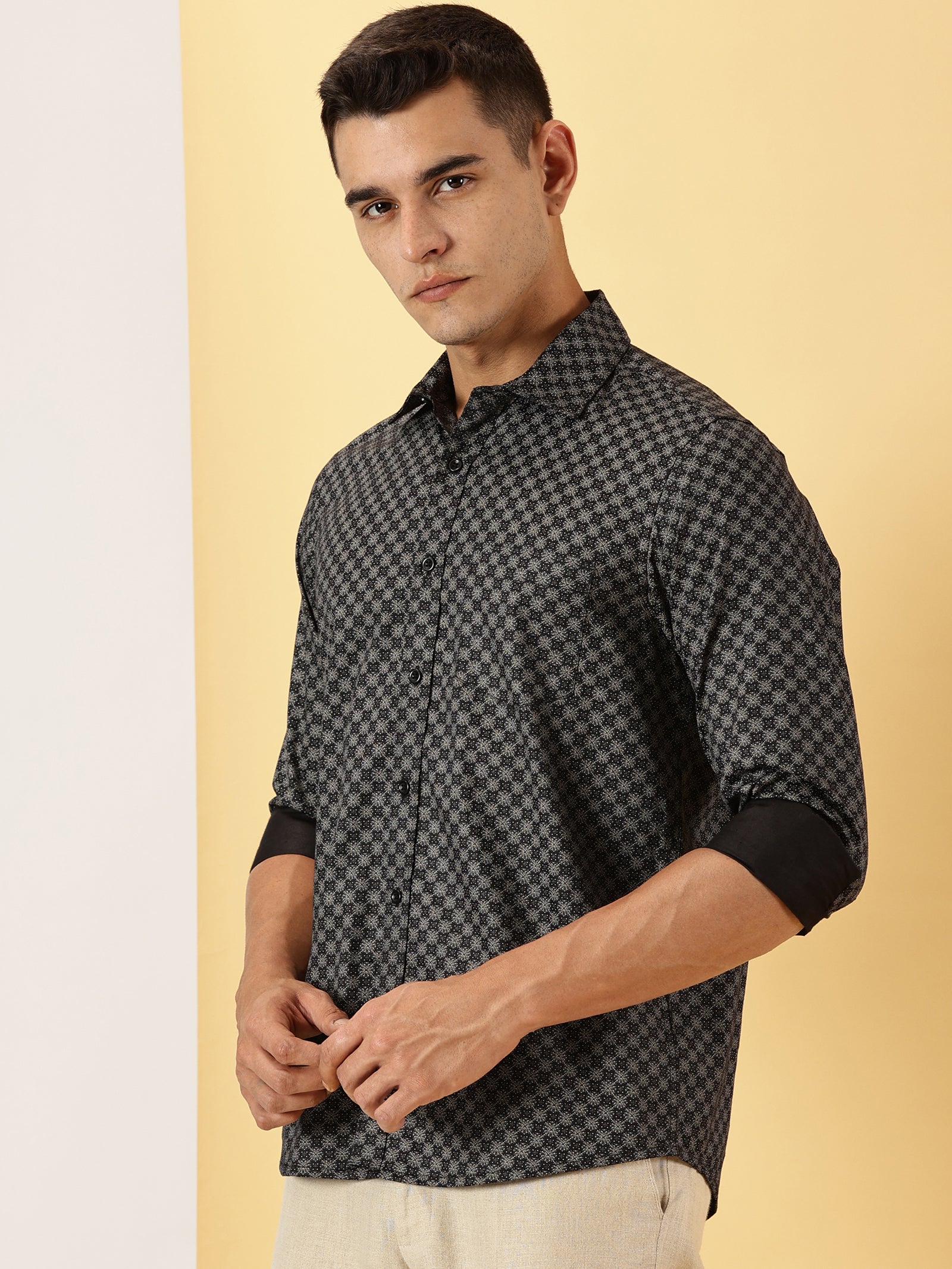 Floral Printed Full Sleeve Shirt