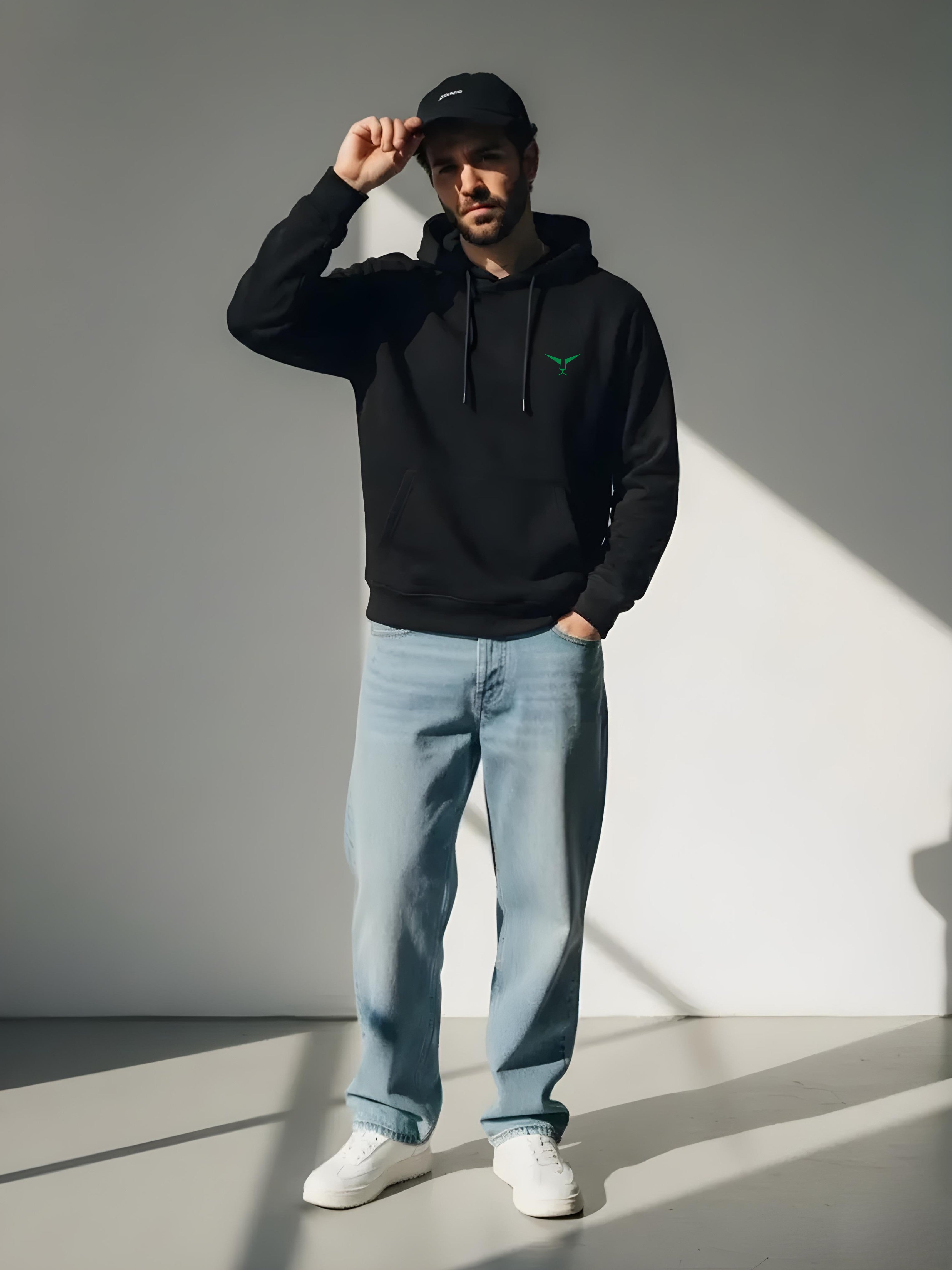 Solid Pullover  Hoodie