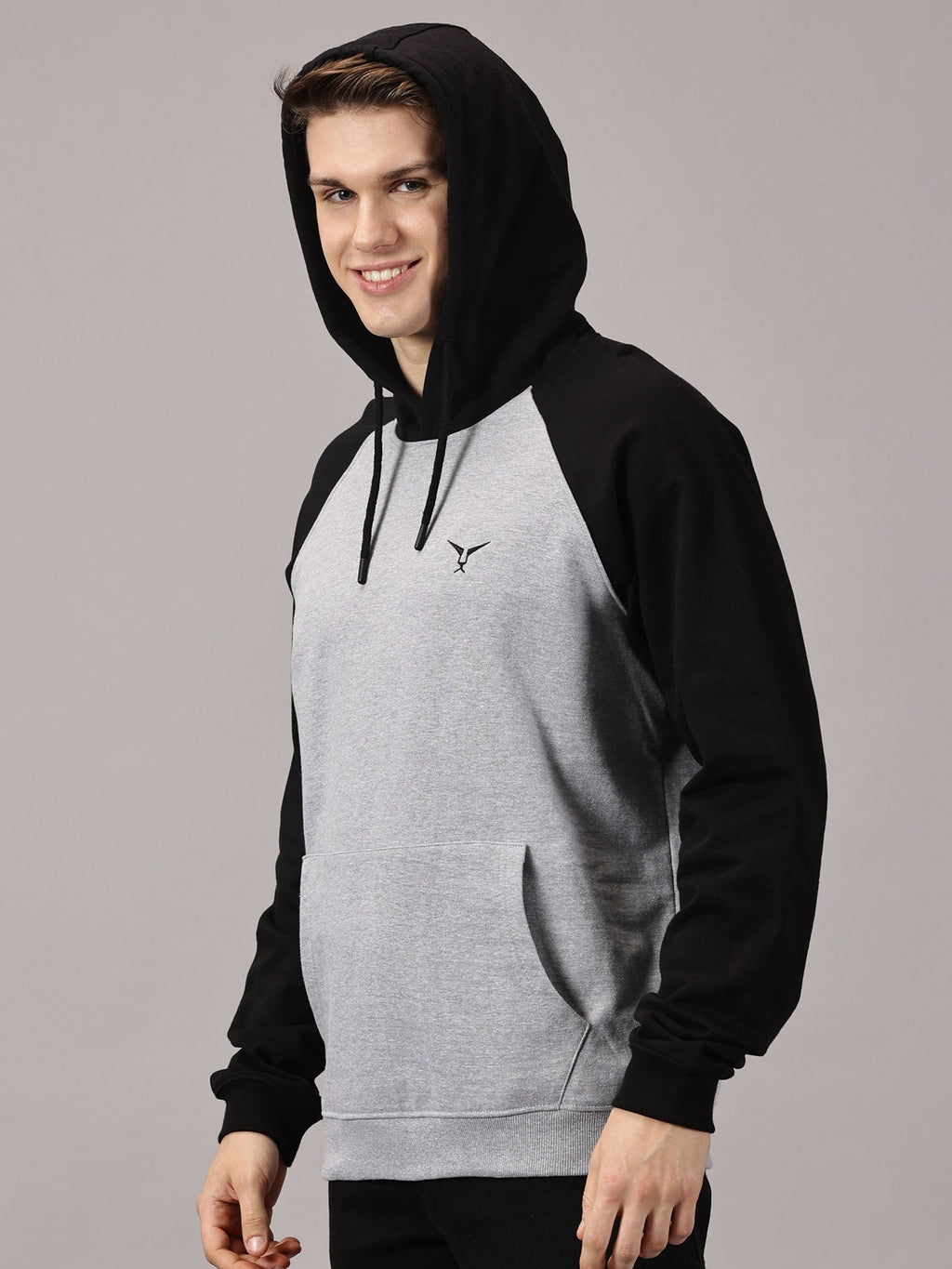 Raglan Sleeve Pullover Hoodie