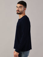 Henley Neck Full Sleeve T-Shirt