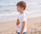 Lion Roar Printed Half Sleeve Kids Printed T-Shirt