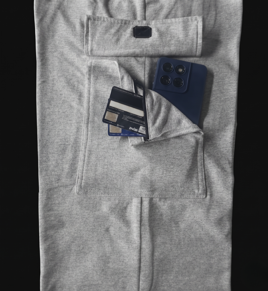 LEON Men’s Cotton Loopknit Cargo Jogger