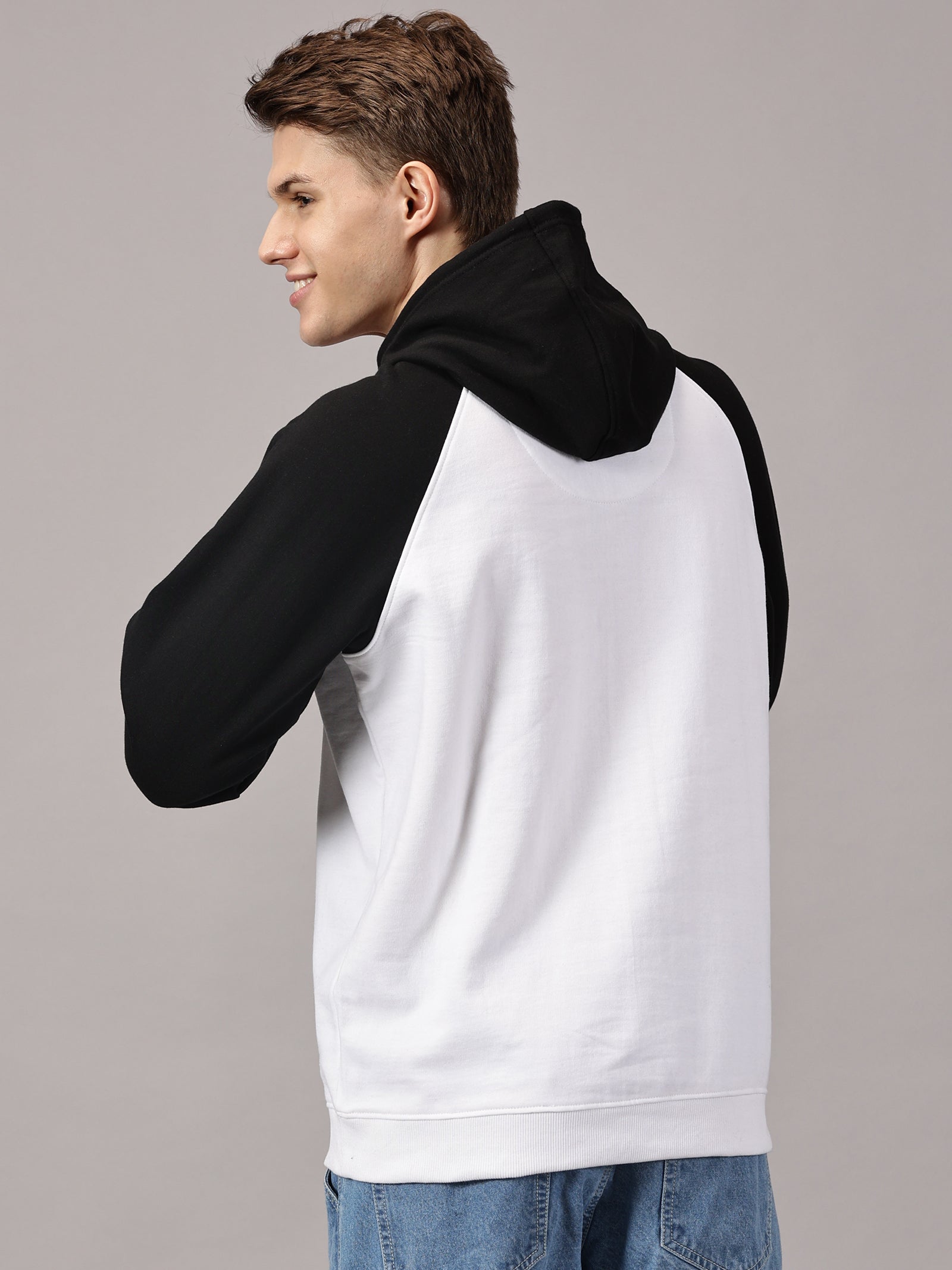 Raglan Sleeve Pullover Hoodie