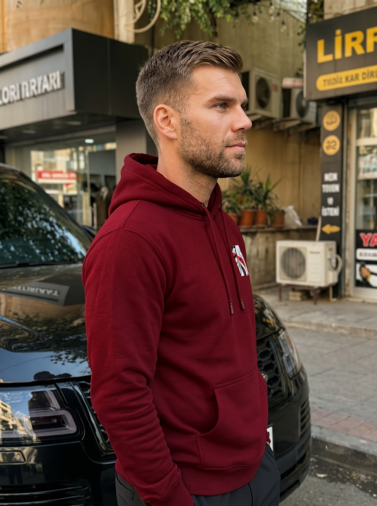 Lion Power Printed Pullover Hoodie LEON