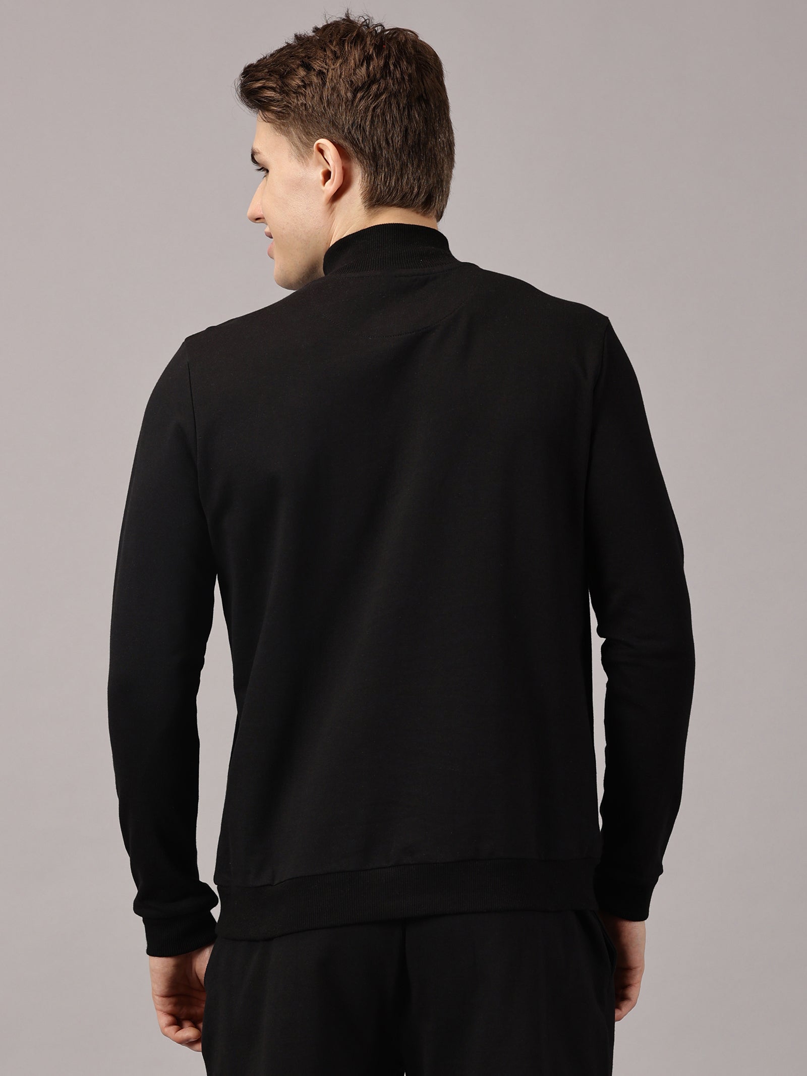 High Neck Half Zipper Sports Hoodie