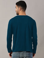 Henley Neck Full Sleeve T-Shirt