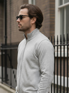 High Neck Half Zipper Sweatshirt