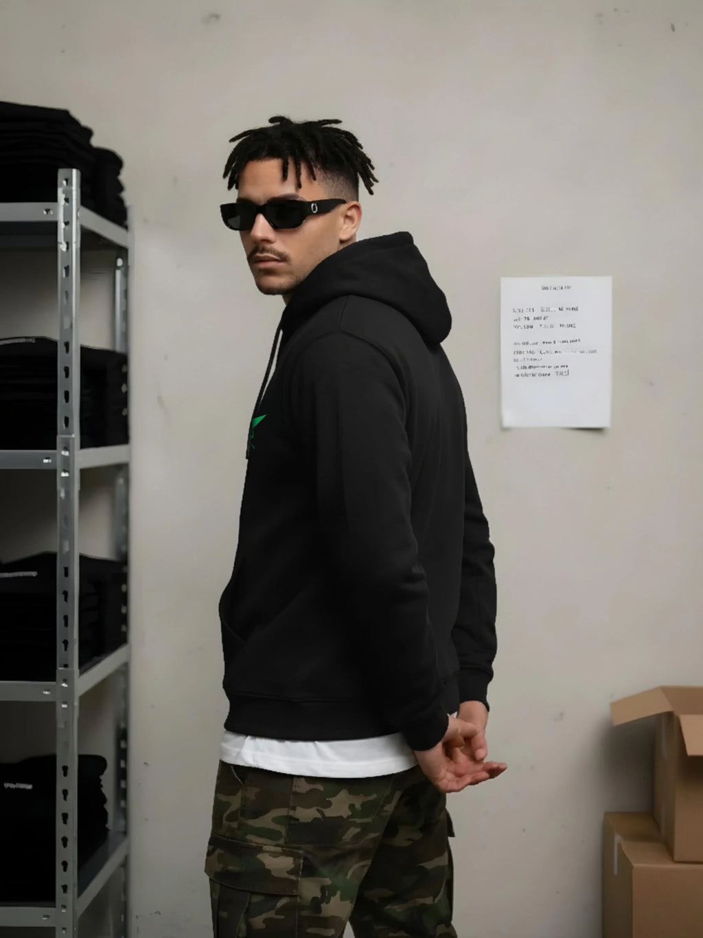 Solid Full Sleeve Zipper Hoodie Leon Clothing