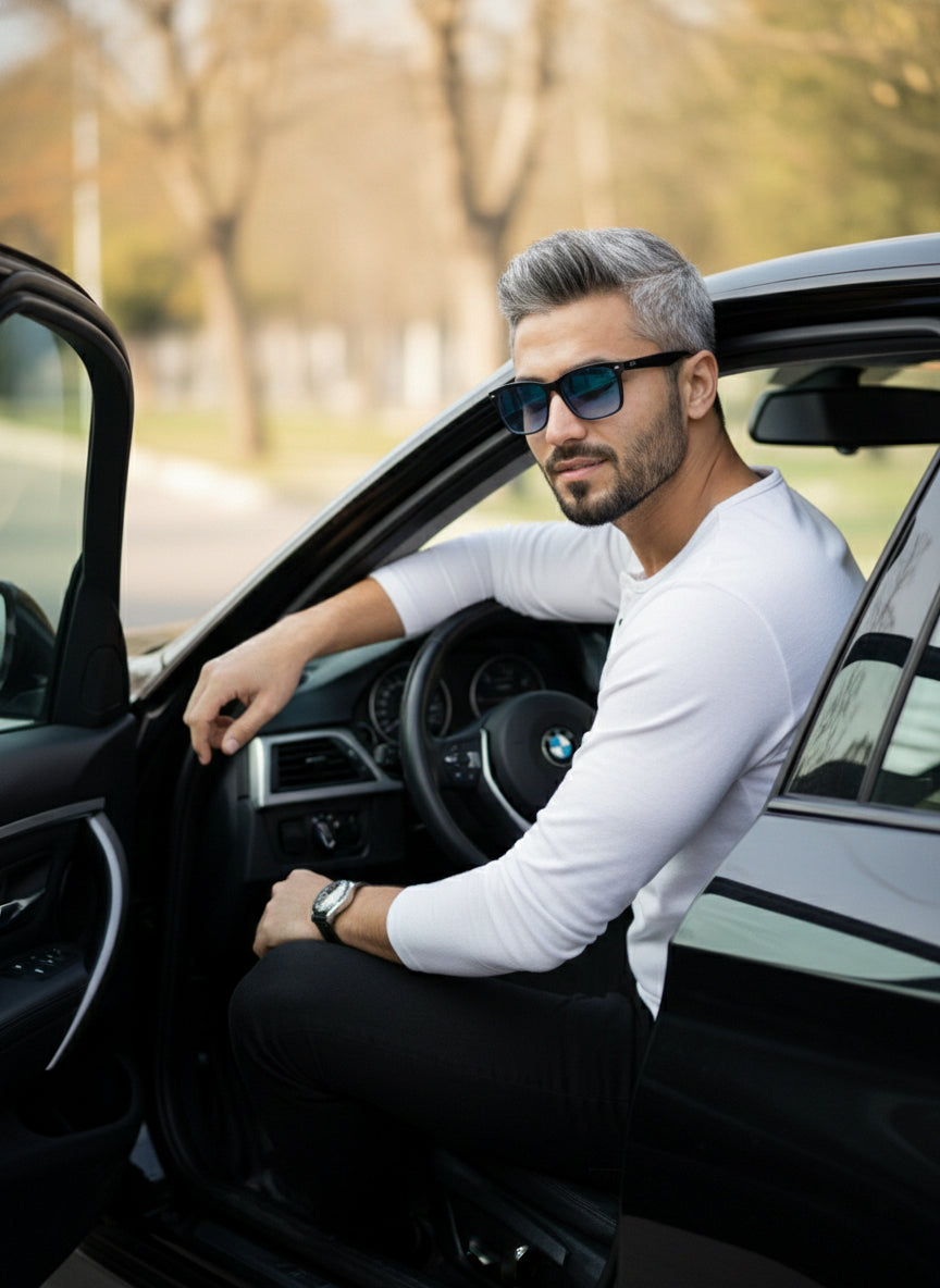 Henley Neck Full Sleeve T-Shirt