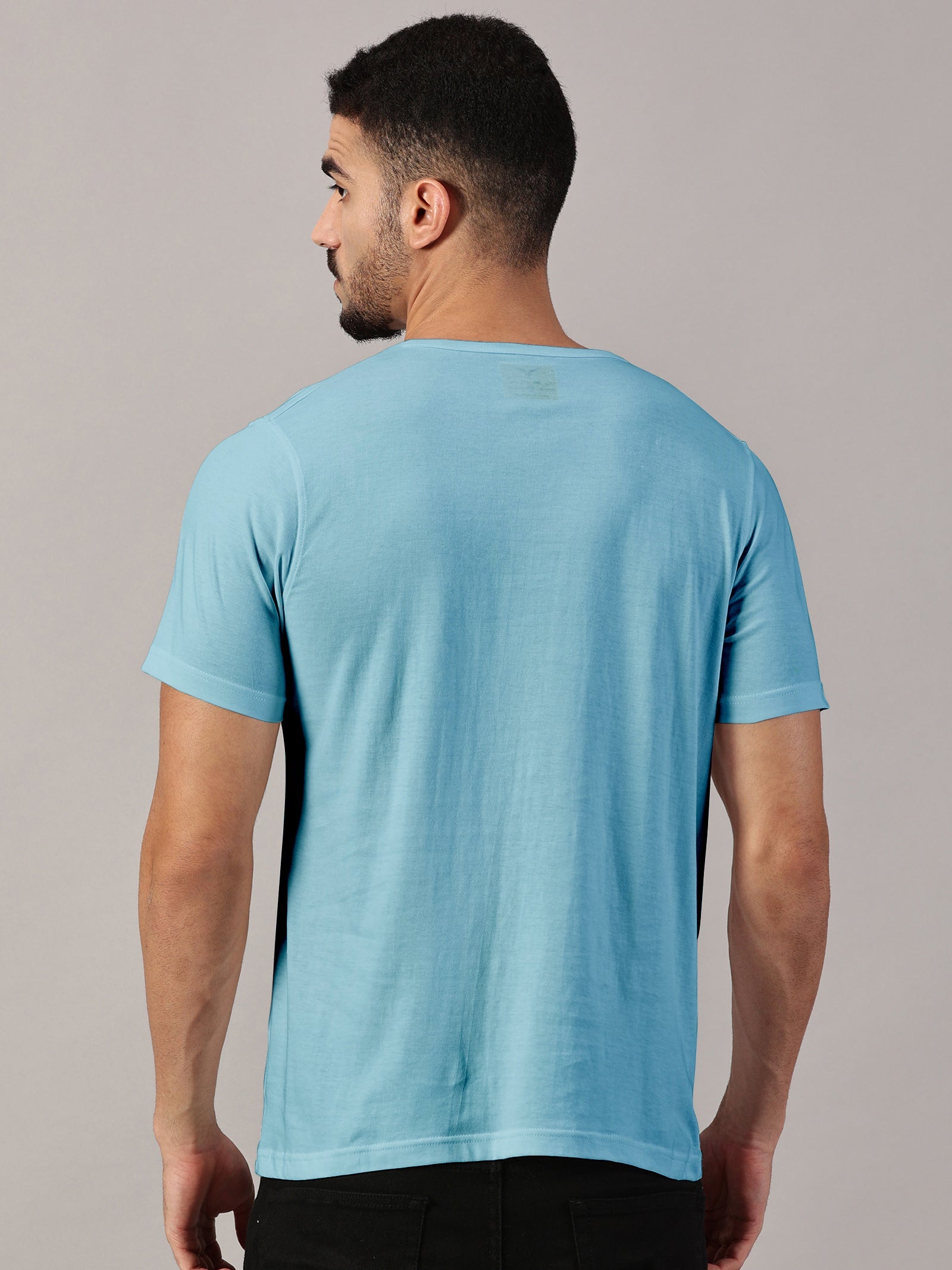 Henley Neck  Half Sleeve T-Shirt