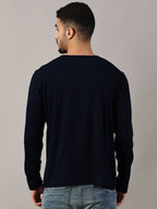 Henley Neck Full Sleeve T-Shirt