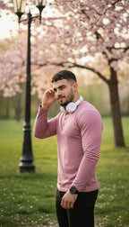 Henley Neck Full Sleeve T-Shirt