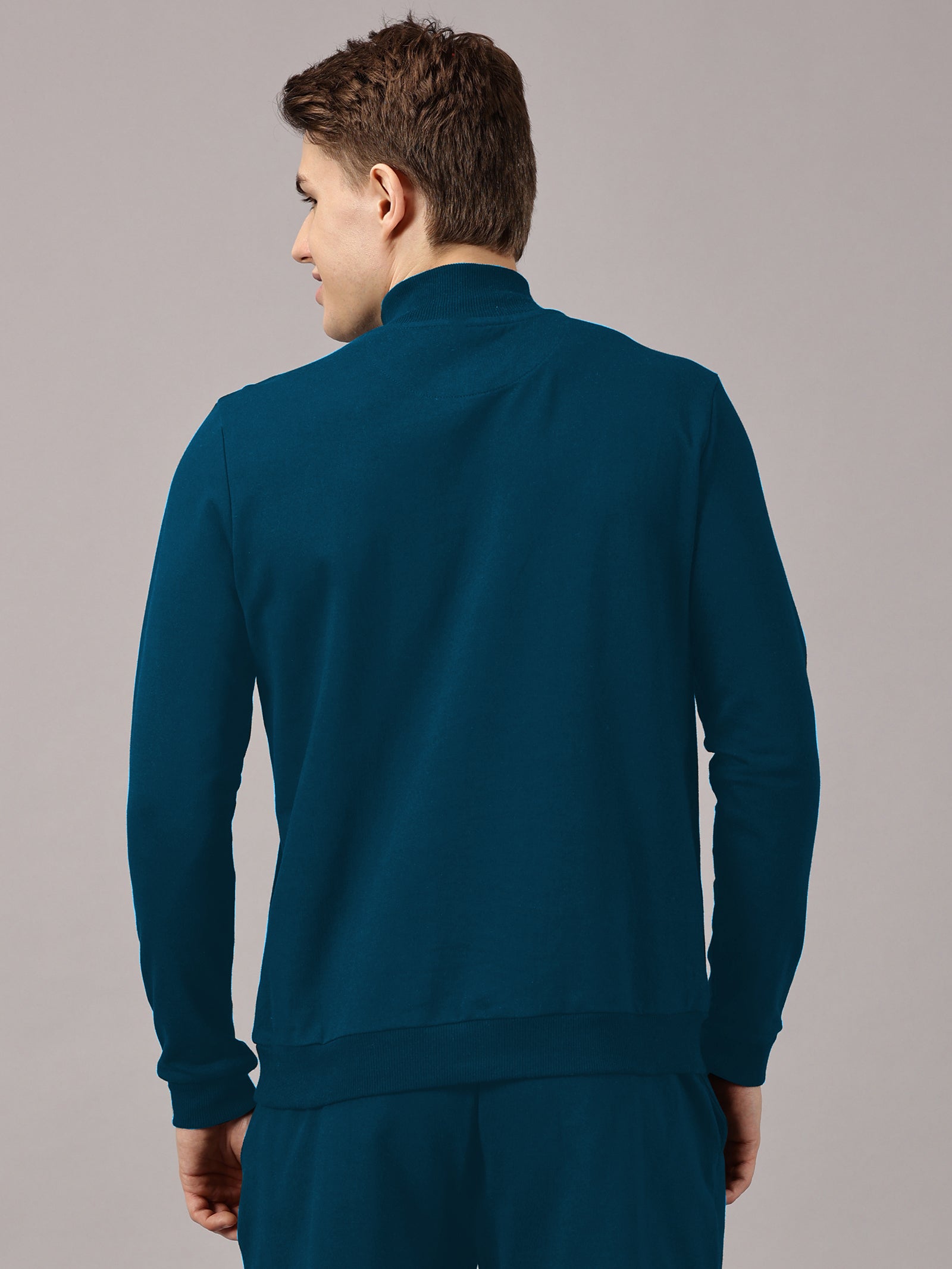 High Neck Half Zipper Sports Hoodie