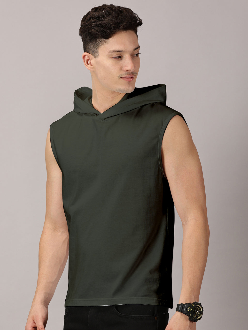 Strive Hooded Sleeveless Tshirt Vest
