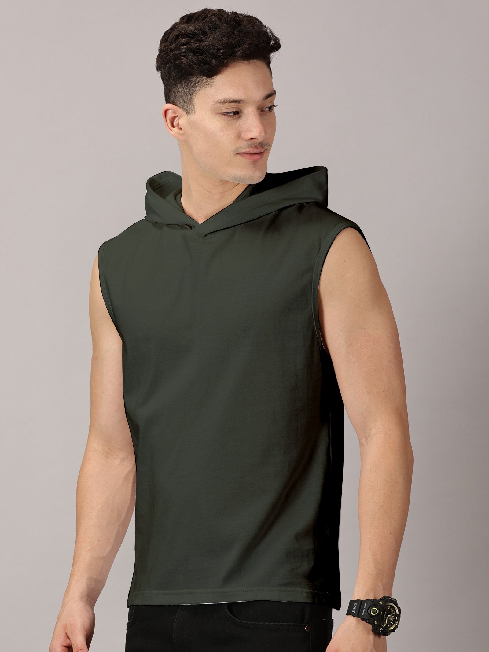 Strive Hooded Sleeveless Tshirt Vest
