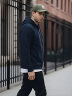 Solid Full Sleeve Zipper Hoodie Leon Clothing