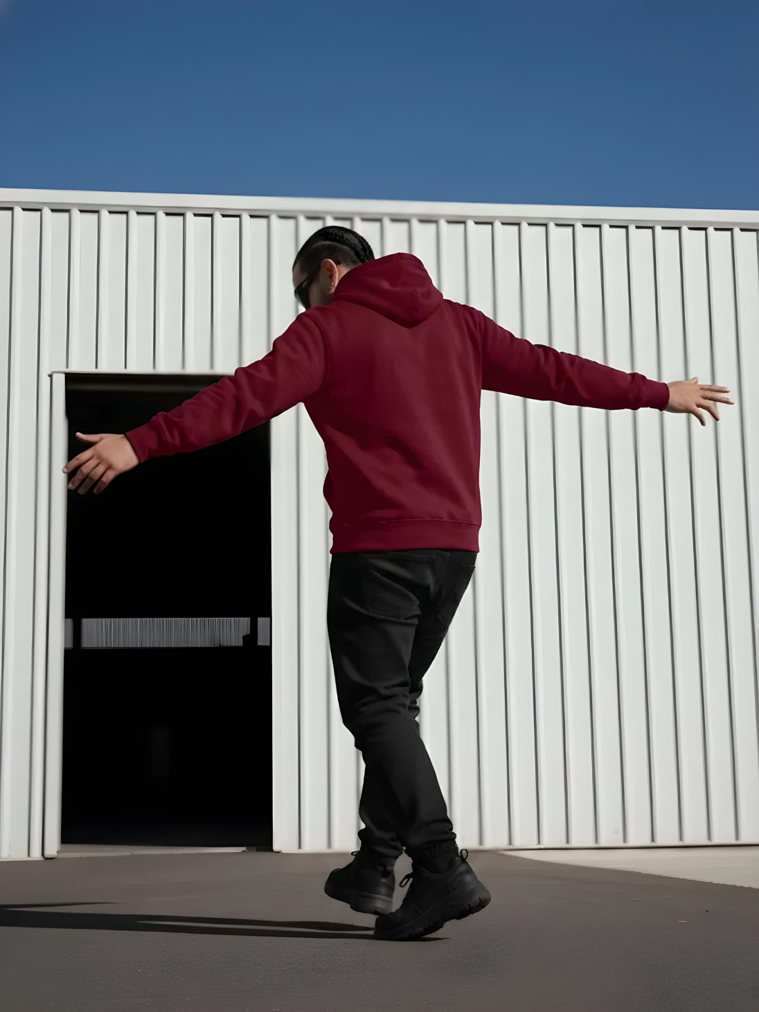 Solid Pullover  Hoodie