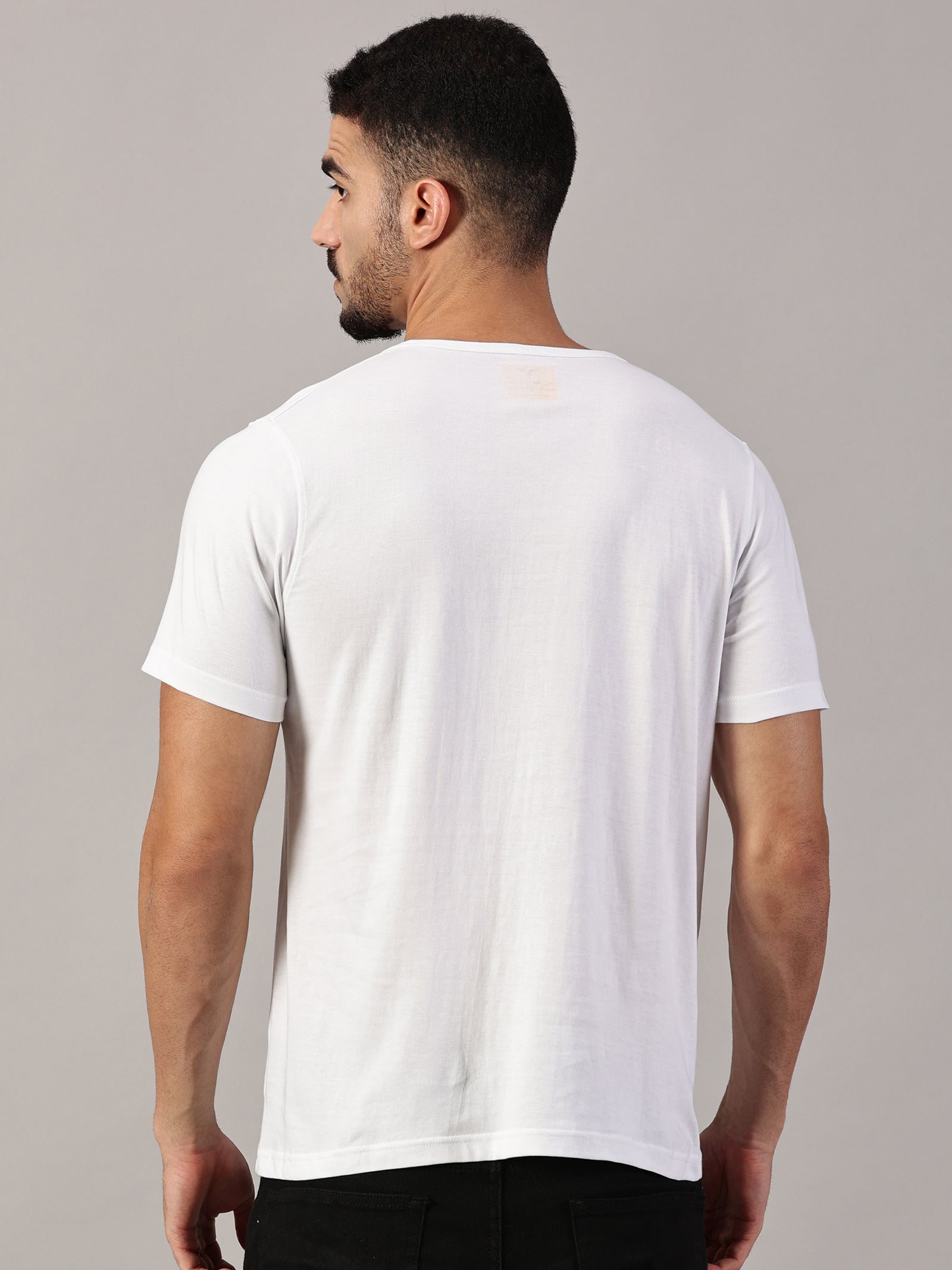 Henley Neck  Half Sleeve T-Shirt