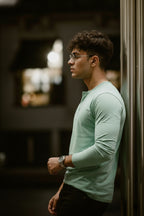 Henley Neck Full Sleeve T-Shirt