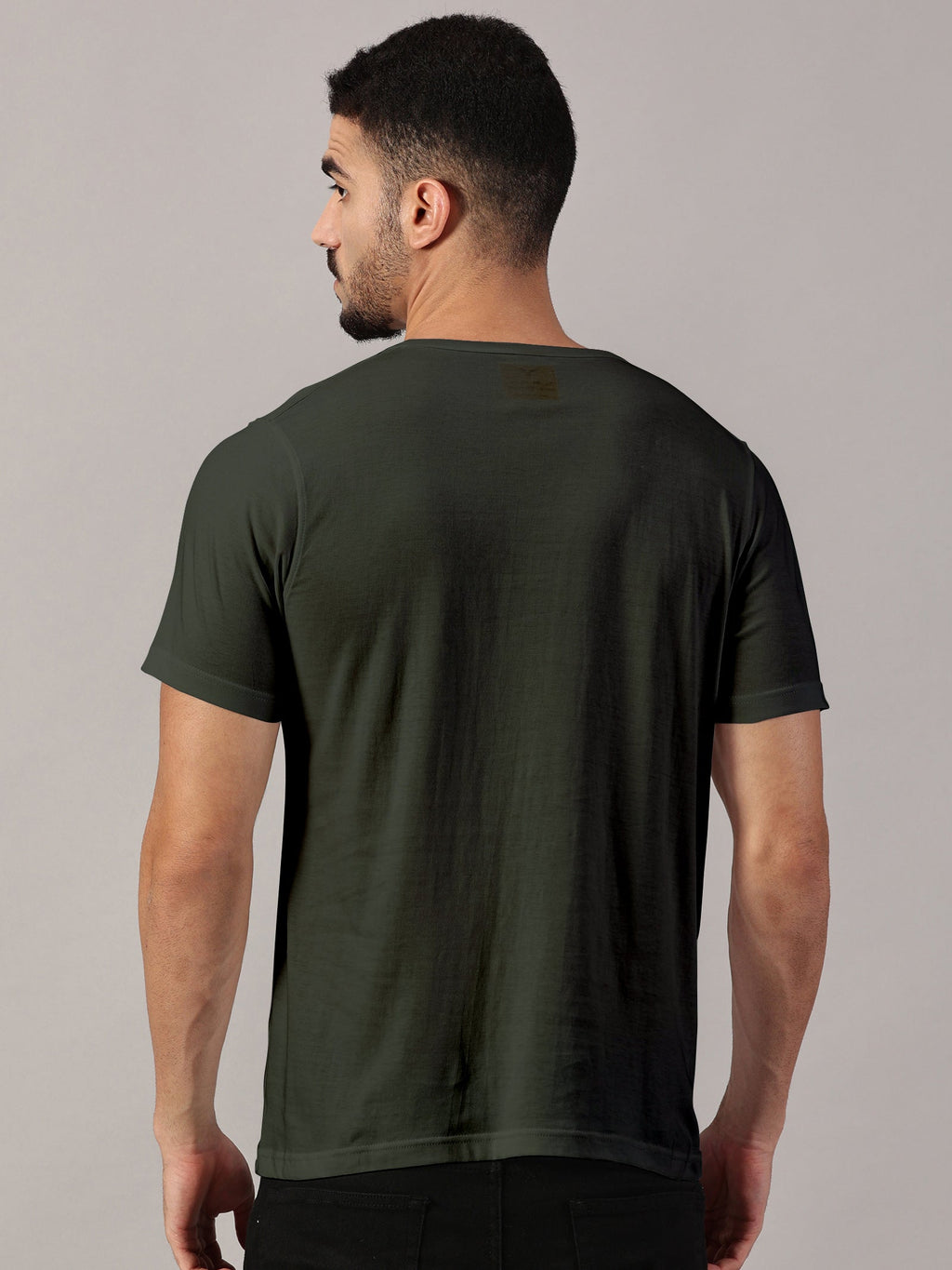 Henley Neck  Half Sleeve T-Shirt
