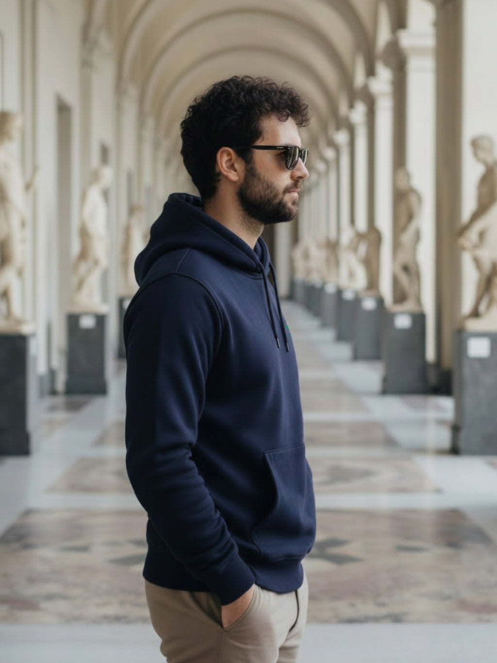 Solid Pullover  Hoodie