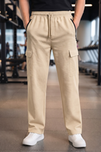 LEON Men’s Cotton Loopknit Cargo Jogger