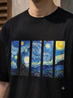 LEON Men’s Starry Night Printed T-Shirt LEON