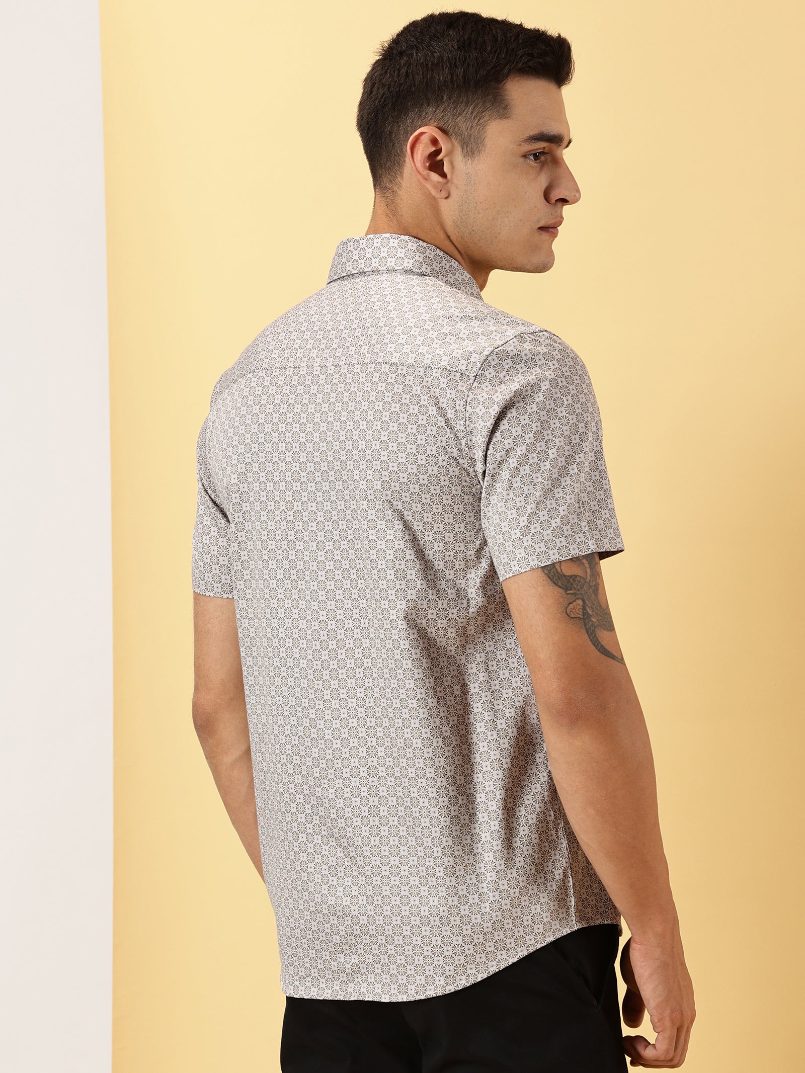 Floral Printed Half Sleeve Shirt